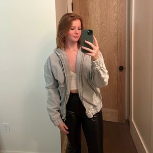 BDG urban outfitters mint jean hoody